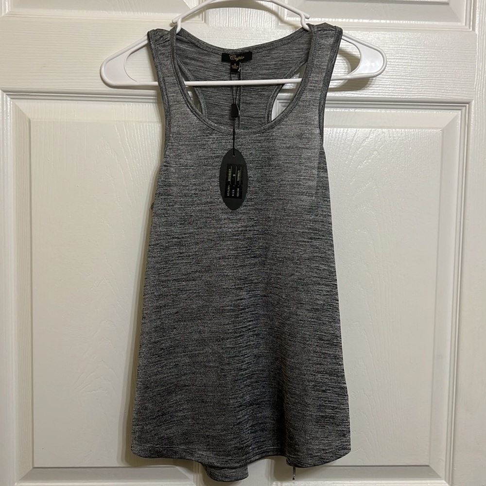 Cupio Silver Racerback Tank - Picture 2 of 7